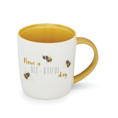 Cooksmart Bumble Bees Barrel Mug Bee-utiful Day 