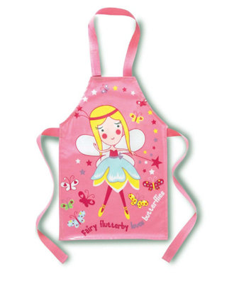 Cooksmart Children's PVC Apron Pink Fairy | DIY at B&Q