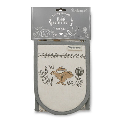 Cooksmart Country Animals Double Oven Glove