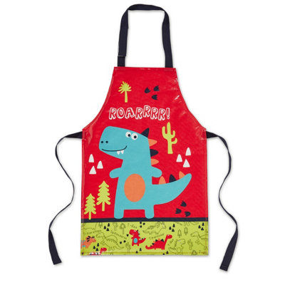 Cooksmart Kids PVC Apron Dinosaur