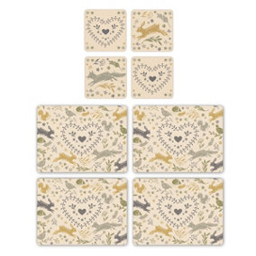 Cooksmart Woodland Placemats and Coasters