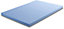 Cool Blue Hybrid Memory Foam Orthopaedic Mattress Topper, 2.5cm, 4FT (120x190cm)
