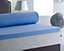 Cool Blue Hybrid Memory Foam Orthopaedic Mattress Topper, 2.5cm, 4FT (120x190cm)