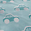Cool Cars 100% Cotton Reversible Duvet Cover Set