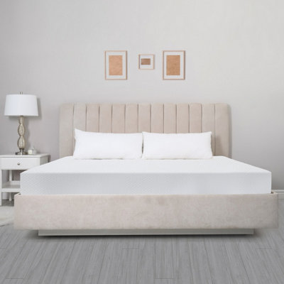 Cool Plus 10" (25cm) Soft Firm Memory Foam Mattress (Double - 135cm (4'6") X 190cm (6'3")