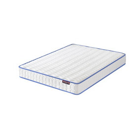 CoolBlue Comfort 1000 Pocket Spring Mattress, Cool Blue Memory Foam, 3D Knit Fabric Cover, Pressure Relief, 20cm, 3FT Single