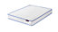 CoolBlue Comfort 1000 Pocket Spring Mattress, Cool Blue Memory Foam, 3D Knit Fabric Cover, Pressure Relief, 20cm, 4FT6 Double