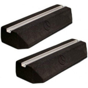 Cooleasy Air Conditioning Units Rubber External Black Flexi Mounts 400mm Pair