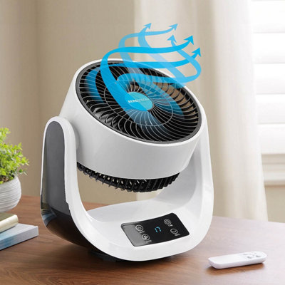 Cooling Fan with Oscillating Blades, 3-Speed 60W Circulator & LED ...