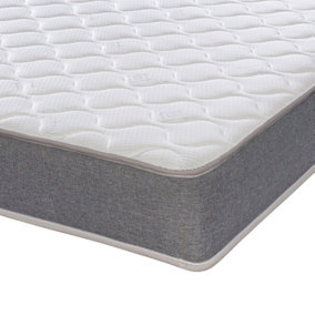 Cooltouch Essentials Grey Hybrid Spring and Memory Foam Mattress Single
