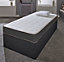 Cooltouch Essentials Wave 18cm Deep Grey Border Quilted Hybrid Spring Mattress King Size