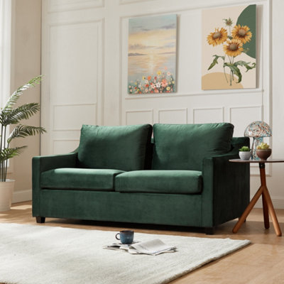 Emerald green deals sofa bed