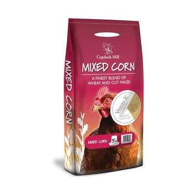 Copdock Mill Mixed Corn Poultry Feed with Verm X 5kg