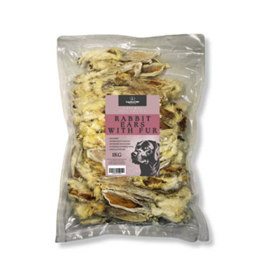 Copdock Mill Rabbit Ears With Fur 1kg