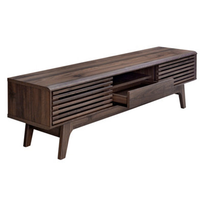 Copen Walnut 150cm TV Unit Cabinet, TV Stand with 2 Storage