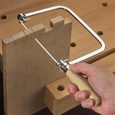 Coping Fret Saw Wooden Handle Steel Metal Frame 5 Replacement