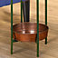 Copper and Green Indoor Outdoor Garden Planter with Stand and Tray