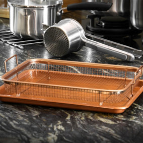 Copper Crisping Basket & Baking Tray