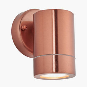 Copper Fixed Garden Wall Light Adjustable Outdoor Spot Light