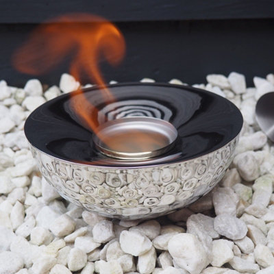 Copper Gel Lamp - Fire Bowl - Garden Lighting - Patio Lights