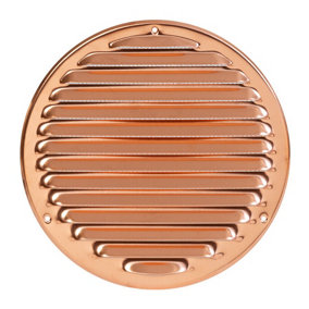 Copper Round Air Vent Grille 200mm / 240mm