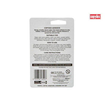 Copydex 2675455 Copydex Adhesive Tube 50ml COPTUBE
