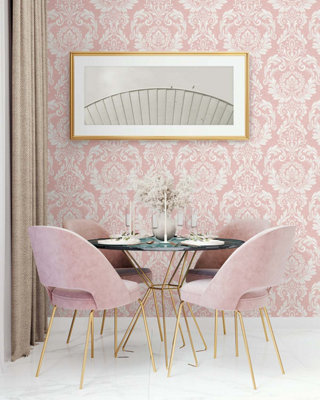 Cora Damask Peel and Stick Wallpaper