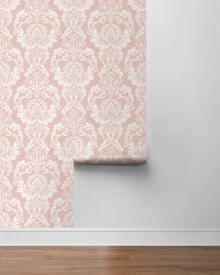Cora Damask Peel and Stick Wallpaper