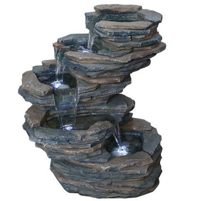 Corallina Rock Effect Mains Plugin Powered Water Feature