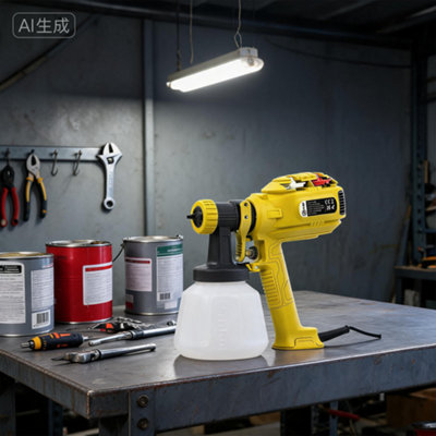 Corded Paint Sprayer Fence Paint Sprayer Gun with Container for Walls ...