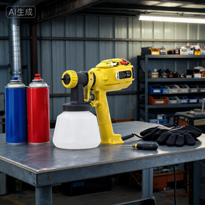 Corded Paint Sprayer Fence Paint Sprayer Gun with Container for Walls ...