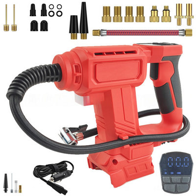 Cordless Air Compressor for Milwaukee M18 18V Battery Electric Air Pump ...