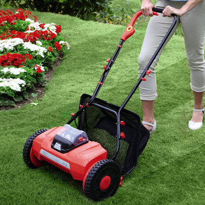 Electric reel deals mower cordless