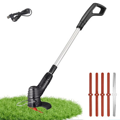 Cordless Electric Strimmer Grass Trimmer Weed Cutter Garden Edger With Battery