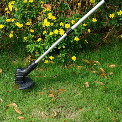 Cordless Electric Strimmer Grass Trimmer Weed Cutter Garden Edger With Battery