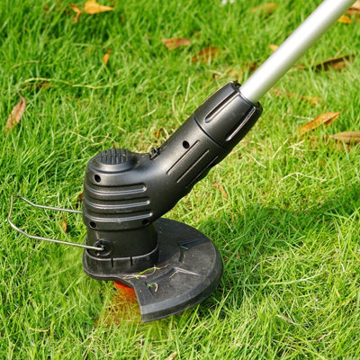 Cordless Electric Strimmer Grass Trimmer Weed Cutter Garden Edger With Battery