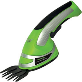 Cordless Grass Shear & Hedge Trimmer, 2-in-1 Electric Hand Held Hedge Trimmer