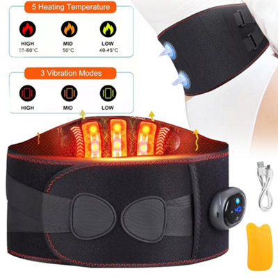 iphone only rings once then vibrates Morfone - 660nm & 850nm red light therapy belt, used for body heating,  vibration massage, and relief of muscle pain
