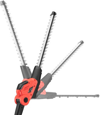 Cordless Hedge Trimmer for Tall Hedges 20V Telescopic with 1-Hr Fast Charge