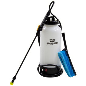 Cordless Pressure Sprayer Wolf Electric 8L Car Washer / Garden with Variable Speed and Accessories