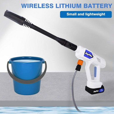 Cordless Pressure Washer,21V 174 PSI Portable Pressure Washer with 2 ...