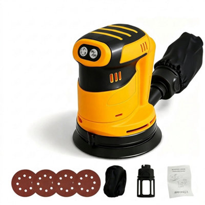 Cordless Random Orbital Sander 125mm for DeWalt 18V 20V Battery ...