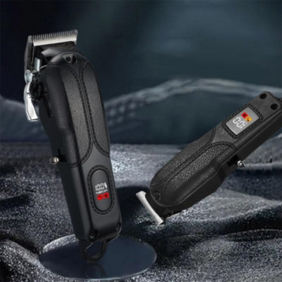 USB Rechargeable Hair Clippers & Beard Trimmer For Men - Cordless, 4 Heads, Gold, Quick Charge