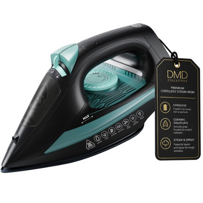 Cordless Steam Iron with Ceramic Non-stick Soleplate 420ml Tank