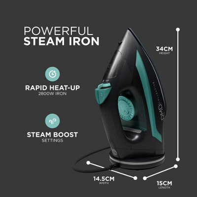 Cordless Steam Iron with Ceramic Non-stick Soleplate 420ml Tank