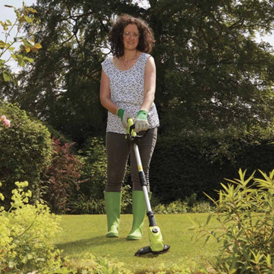 Cordless Strimmer Telescopic Lightweight Frame Grass Trimmer with Adjustable Angle Head & 20V Battery