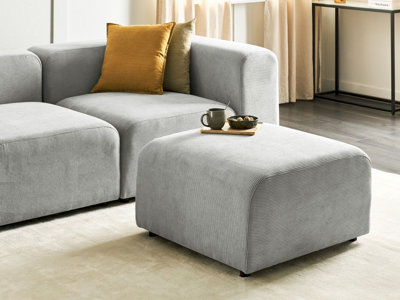 Corduroy Ottoman Grey FALSTERBO