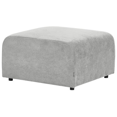 Corduroy Ottoman Grey FALSTERBO