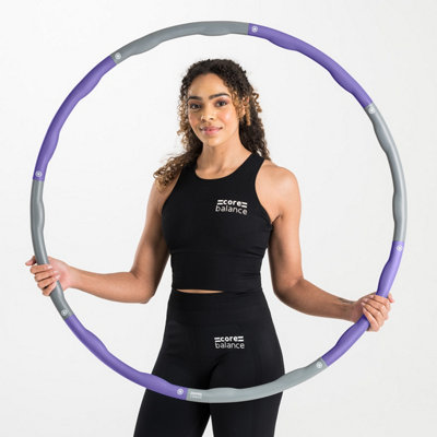 Core Balance Adjustable Wavy Weighted Hoola Hoop