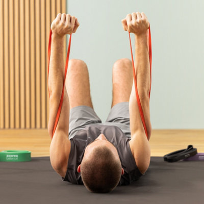 Core Balance Long Loop Resistance Bands 13mm - Red 7-15kg